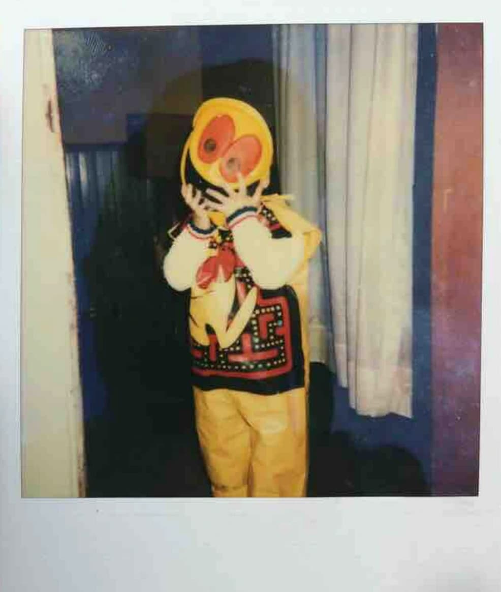 “Me rocking a PacMan Halloween Costume in 1986.” 